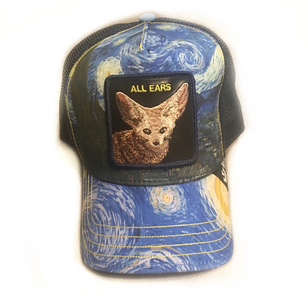 ***SOLD***Goorin Bros Ergo "All Ears" Fennec Fox Limited Edition Trucker Hat NWT
